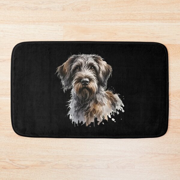 Item preview, Watercolor Wirehaired Pointing Griffon Dog Art designed and sold by OlyvieArt.