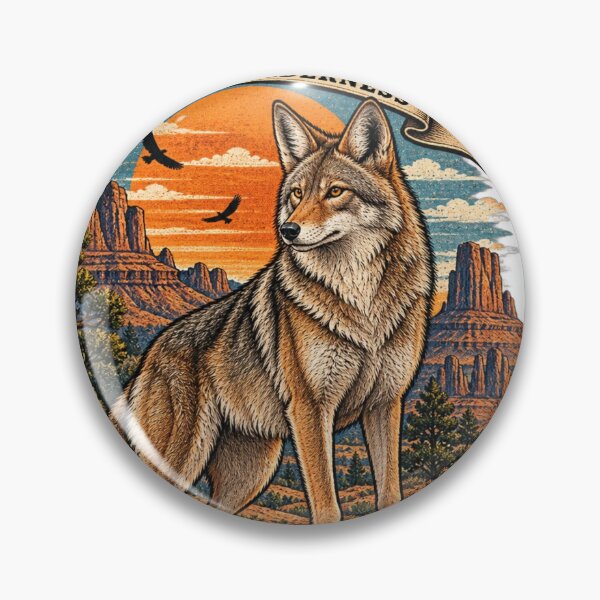 Item preview, Desert Wilderness Coyote designed and sold by KrungiT Design .