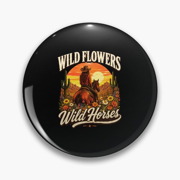 Item preview, Wildflowers Western Sunset Horse Rider Desert Art designed and sold by anapldv.