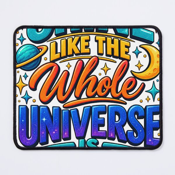 Item preview, Shine Like the Whole Universe Is Yours | Cosmic Inspirational Quote | Space Typography designed and sold by CreativeNest Prints.
