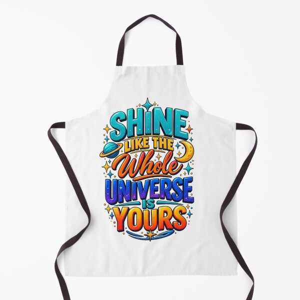 Item preview, Shine Like the Whole Universe Is Yours | Cosmic Inspirational Quote | Space Typography designed and sold by CreativeNest Prints.