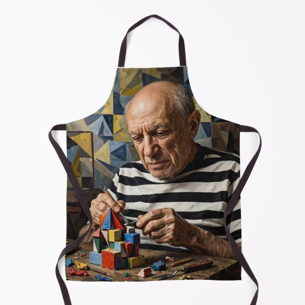 Item preview, Building Cubism - Old Master with Colorful Blocks designed and sold by Surviving Monday Club.