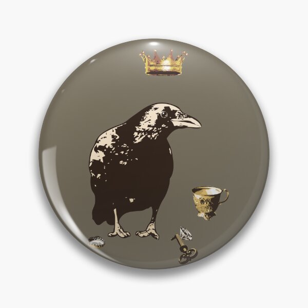 Item preview, Mr. Raven - Sepia-Toned Raven & His Treasures designed and sold by LittleMissTyne.
