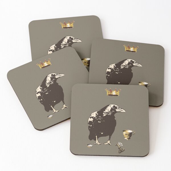 Item preview, Mr. Raven - Sepia-Toned Raven & His Treasures designed and sold by LittleMissTyne.