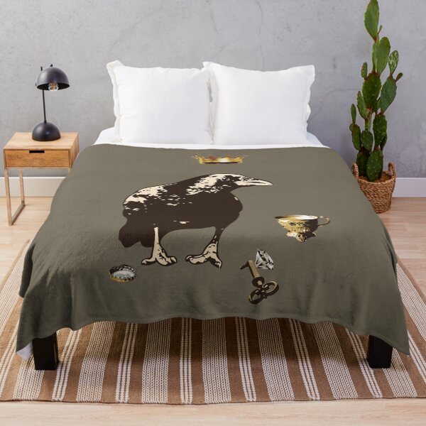 Item preview, Mr. Raven - Sepia-Toned Raven & His Treasures designed and sold by LittleMissTyne.