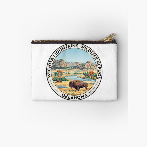 Item preview, Wichita Mountains Wildlife Refuge Oklahoma - Scenic Nature Travel Poster USA designed and sold by inkNext.