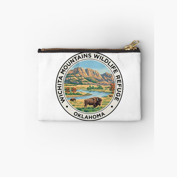 Item preview, Wichita Mountains Wildlife Refuge Oklahoma - Scenic Nature Travel Poster USA designed and sold by inkNext.