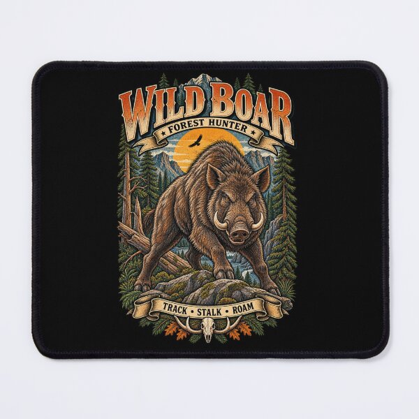 Item preview, Wild Boar Forest Hunter designed and sold by KrungiT Design .