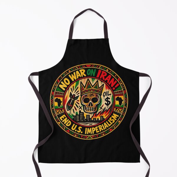 Item preview, No War on Iran! End U.S. Imperialism (Afrocentric Version) designed and sold by DIRTYDUNNZ.