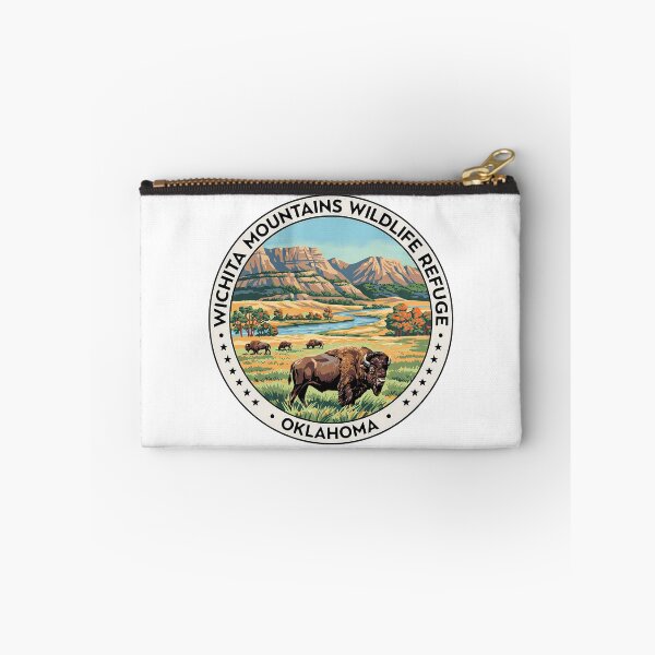 Item preview, Wichita Mountains Wildlife Refuge Oklahoma - Scenic Nature Travel Poster USA designed and sold by inkNext.
