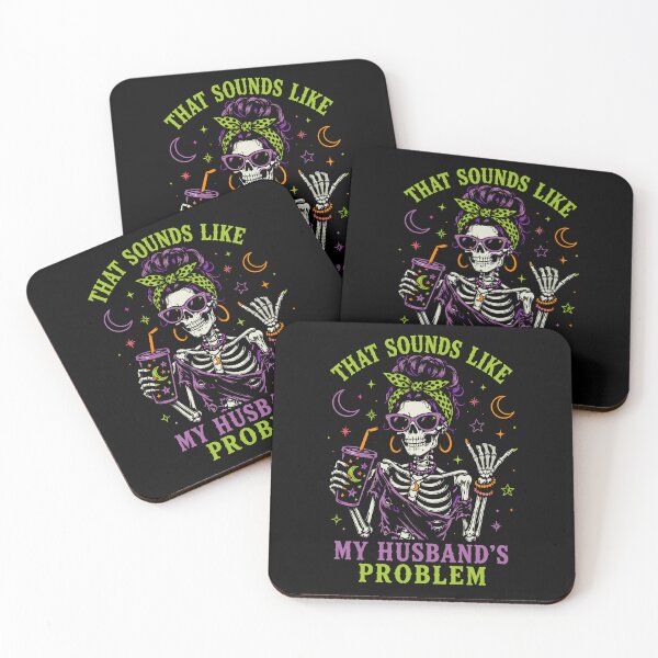 Item preview, Wife Funny That Sounds Like My Husbands Problem Skeleton Bandana Milkshake designed and sold by alenaz.