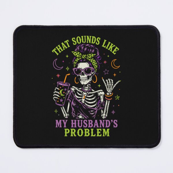 Item preview, Wife Funny That Sounds Like My Husbands Problem Skeleton Bandana Milkshake designed and sold by alenaz.