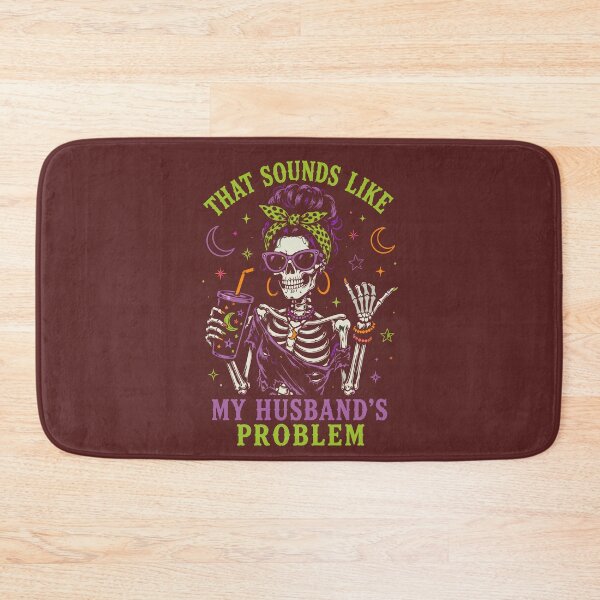 Item preview, Wife Funny That Sounds Like My Husbands Problem Skeleton Bandana Milkshake designed and sold by alenaz.