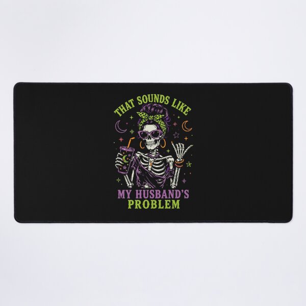 Item preview, Wife Funny That Sounds Like My Husbands Problem Skeleton Bandana Milkshake designed and sold by alenaz.