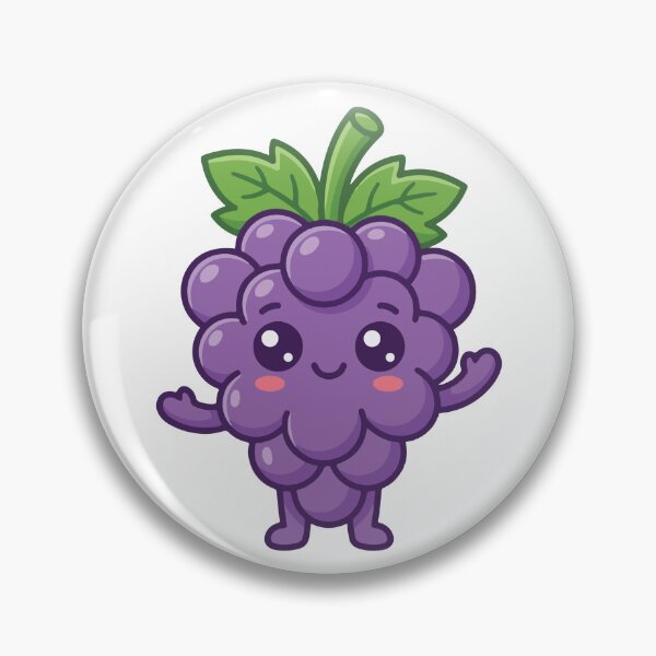 Item preview, Grape, Cute Fruit designed and sold by Mqyou.
