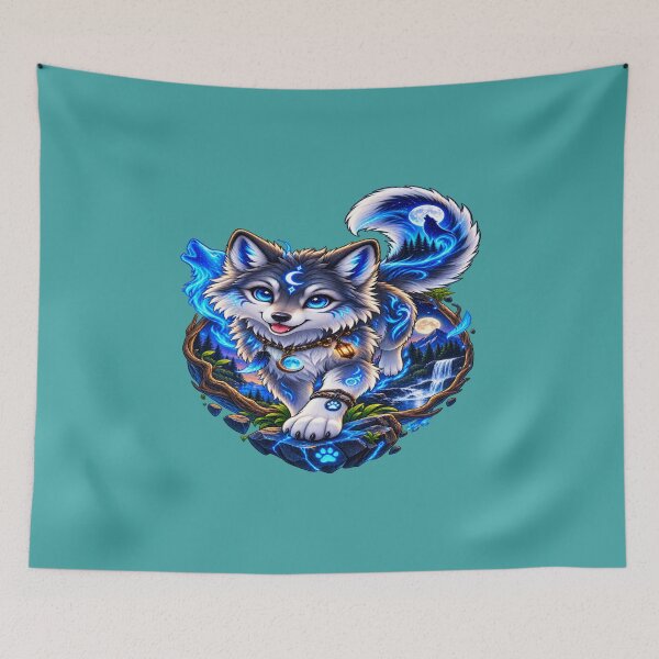 Item preview, Mystic Moon Wolf  designed and sold by DoodleWorld Studio .