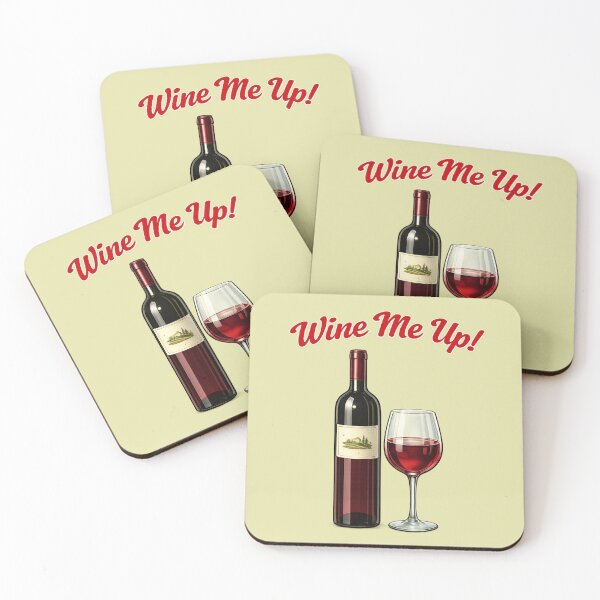 Item preview, Wine Me Up! – Vintage Bottle & Glass Humor Design designed and sold by BB Design Garage.