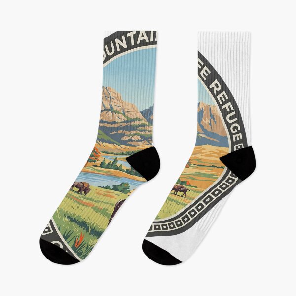 Item preview, Wichita Mountains Wildlife Refuge Oklahoma - Scenic Nature Travel Poster USA designed and sold by inkNext.