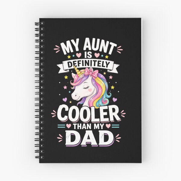 Item preview, My Aunt Is Definitely Cooler Than My Dad Unicorn designed and sold by anapldv.