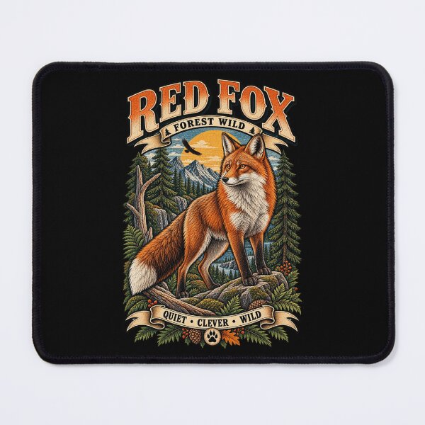 Item preview, Red Fox Forest Wild designed and sold by KrungiT Design .