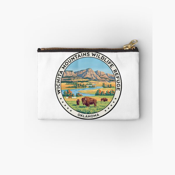 Item preview, Wichita Mountains Wildlife Refuge Oklahoma - Scenic Nature Travel Poster USA designed and sold by inkNext.