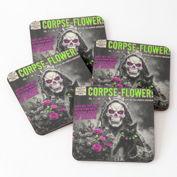 Item preview, Corpse‑Flower Crypt: When Halloween Blooms designed and sold by Print Fiction.