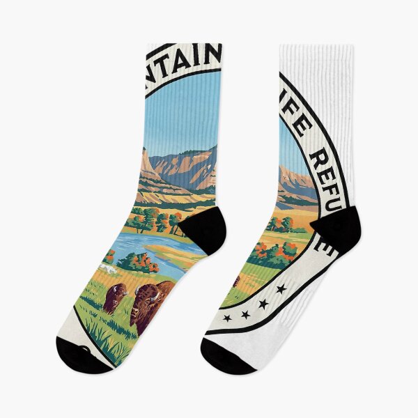 Item preview, Wichita Mountains Wildlife Refuge Oklahoma - Scenic Nature Travel Poster USA designed and sold by inkNext.