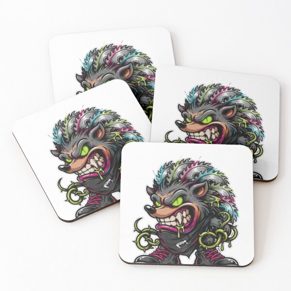 Item preview, Evil Hedgehog Sawblade Spikes Monster Character designed and sold by TeeDesignMaster.