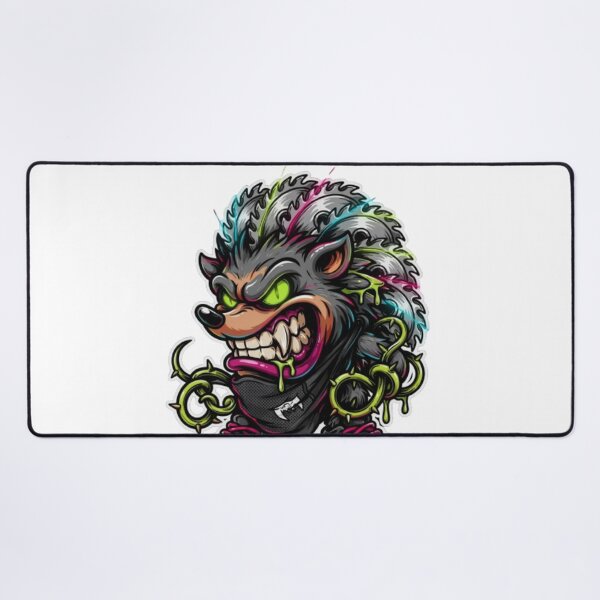 Item preview, Evil Hedgehog Sawblade Spikes Monster Character designed and sold by TeeDesignMaster.
