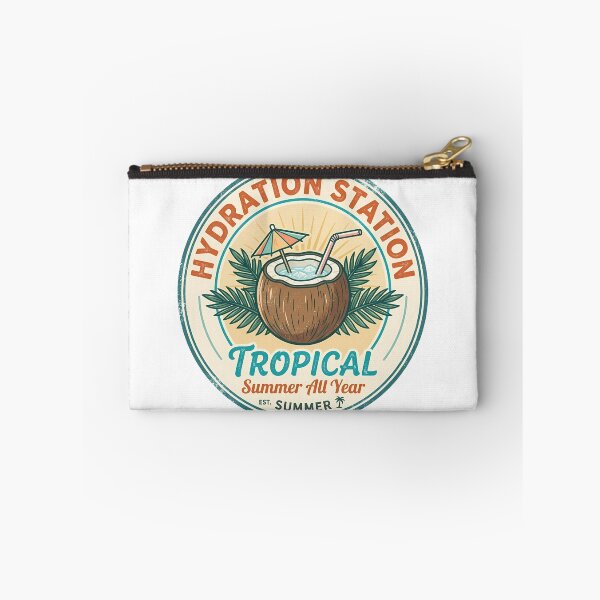 Item preview, Tropical Hydration Station - Coconut Summer Retro Drink designed and sold by WonderDokkan.