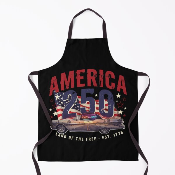 Item preview, America 250 Route 66 Diner Vintage Convertible Road Trip Shirt v1 designed and sold by DarylWelsh2024.