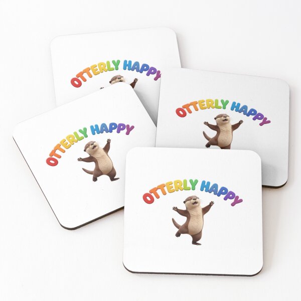 Item preview, Otterly Happy — Cute Dancing Otter T-Shirt | Funny Wildlife Pun Tee designed and sold by Canadian Spirit.