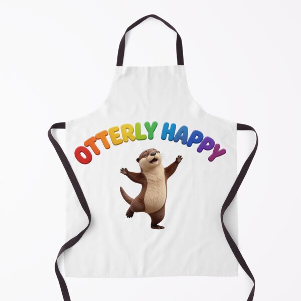 Item preview, Otterly Happy — Cute Dancing Otter T-Shirt | Funny Wildlife Pun Tee designed and sold by Canadian Spirit.