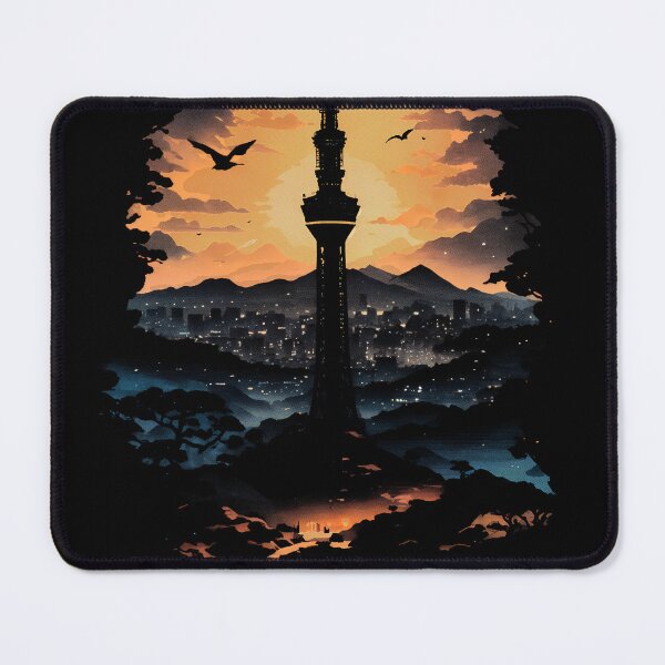 Item preview, Seoul Tower Double Exposure designed and sold by JacksoonLester.