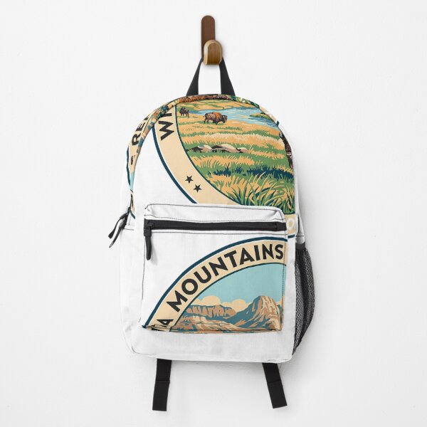 Item preview, Wichita Mountains Wildlife Refuge Oklahoma - Scenic Nature Travel Poster USA designed and sold by inkNext.