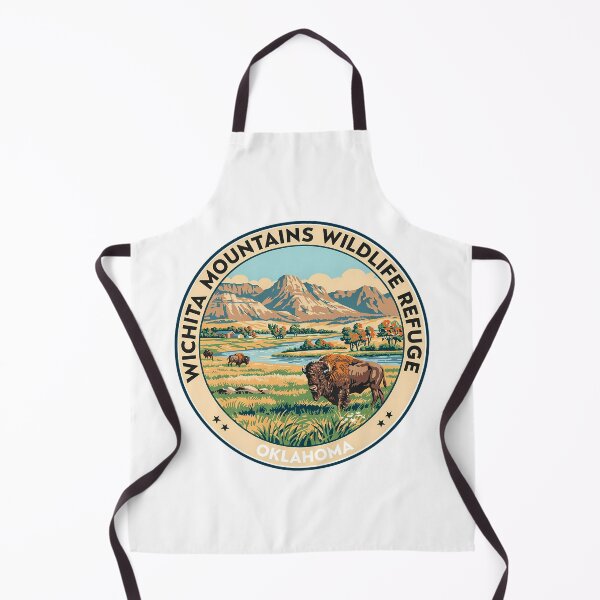 Item preview, Wichita Mountains Wildlife Refuge Oklahoma - Scenic Nature Travel Poster USA designed and sold by inkNext.