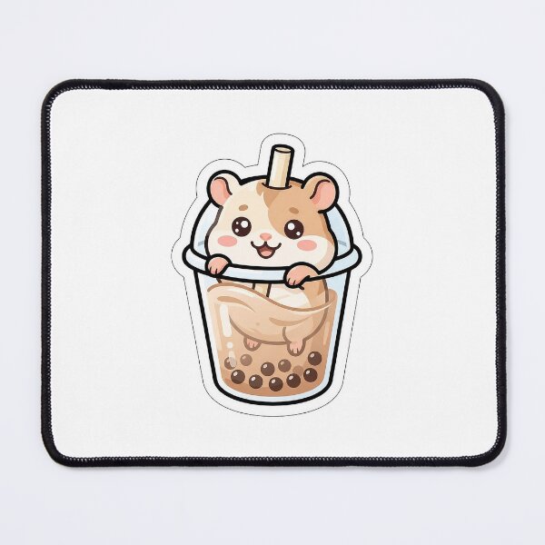 Item preview, Brown Sugar Boba Hamster - Cute Bubble Tea Animal Sticker designed and sold by SimpleP.