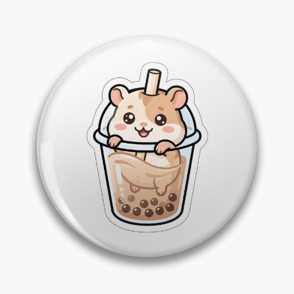 Item preview, Brown Sugar Boba Hamster - Cute Bubble Tea Animal Sticker designed and sold by SimpleP.