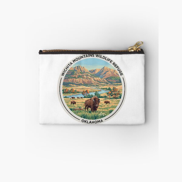 Item preview, Wichita Mountains Wildlife Refuge Oklahoma - Scenic Nature Travel Poster USA designed and sold by inkNext.