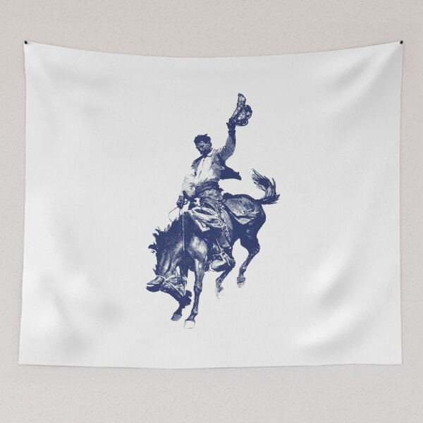 Item preview, Vintage Cowboy On Horseback designed and sold by 808 Design.