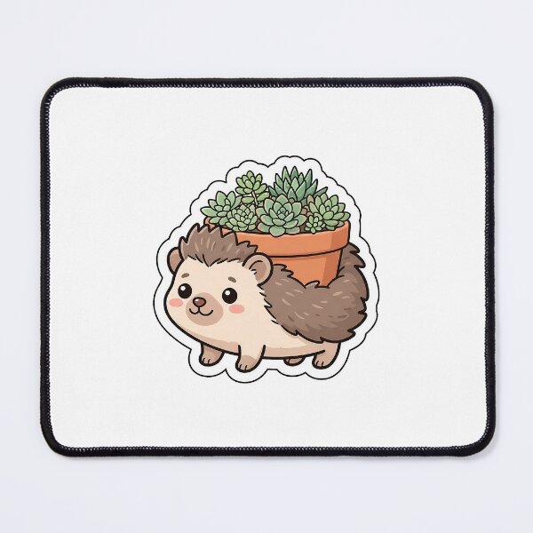 Item preview, Prickly Little Succulent Hedgehog - Cute Plant Animal Sticker designed and sold by SimpleP.