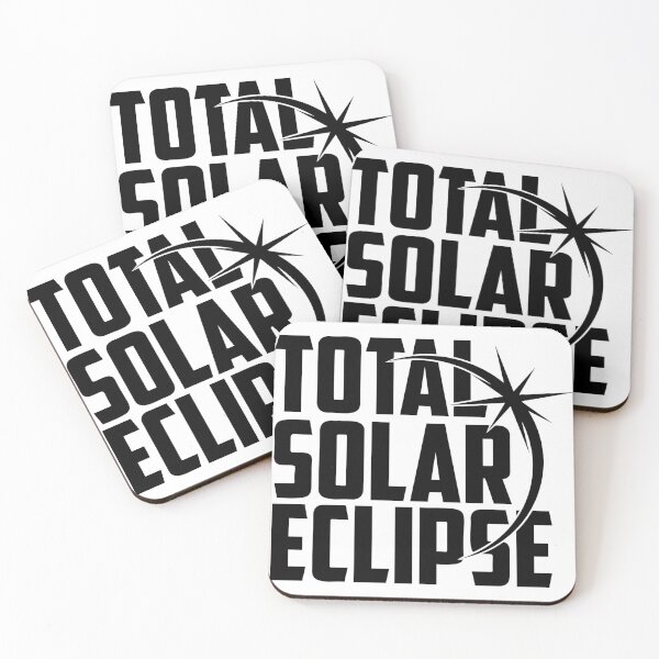 Item preview, Total Solar Eclipse – Minimal Sun and Moon Silhouette Design designed and sold by EmeraldeaArt.