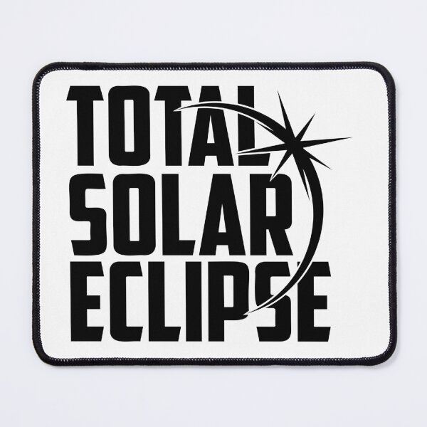Item preview, Total Solar Eclipse – Minimal Sun and Moon Silhouette Design designed and sold by EmeraldeaArt.