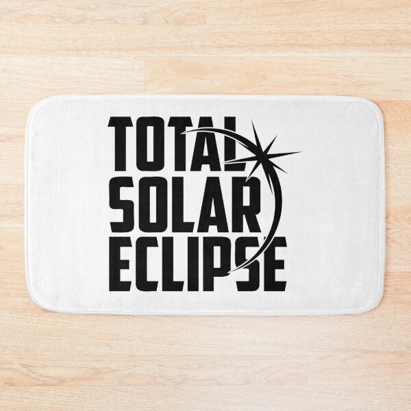 Item preview, Total Solar Eclipse – Minimal Sun and Moon Silhouette Design designed and sold by EmeraldeaArt.