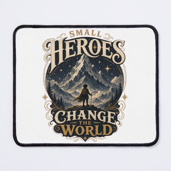 Item preview, Small Heroes Change the World | Inspirational Kindness Typography T-Shirt designed and sold by rushaib.