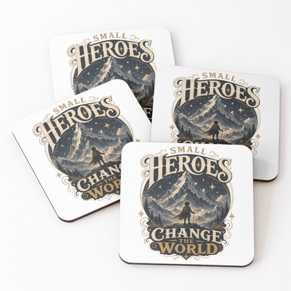 Item preview, Small Heroes Change the World | Inspirational Kindness Typography T-Shirt designed and sold by rushaib.
