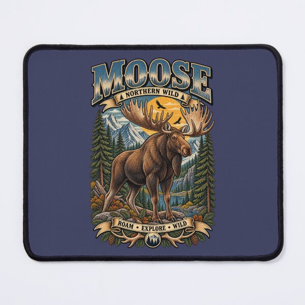 Item preview, Northern Wild Moose designed and sold by KrungiT Design .