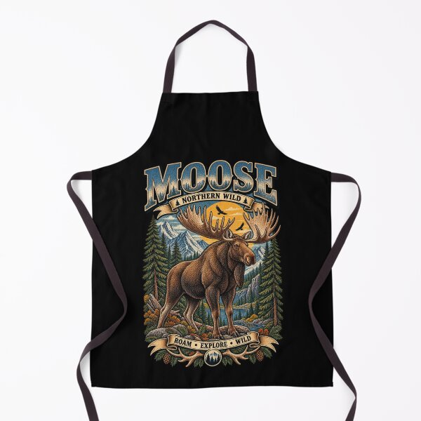 Item preview, Northern Wild Moose designed and sold by KrungiT Design .