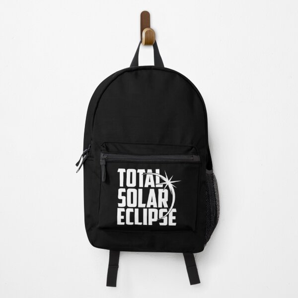 Item preview, Total Solar Eclipse – Minimal Sun and Moon Silhouette White Design designed and sold by EmeraldeaArt.