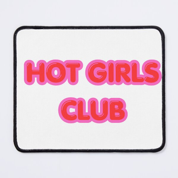 Item preview, Hot Girls Club - Aesthetic Trendy Pink Typography designed and sold by NotYourClub.